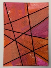 ACEO art card Original 2.5” X 3.5” One Of A Kind Mixed Media Signed By Artist!