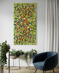 ORIGINAL Acrylic Pictures Painting Abstract Painting Art Modern HAND PAINTED 120x60cm