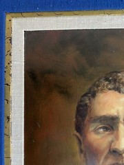 Original Oil Painting Artwork of Navy Capt. John Paul Jones Signed by Geńe Burke