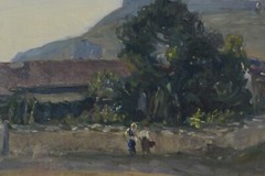 Mountain landscape, summer landscape, genre painting, impressionist paintings