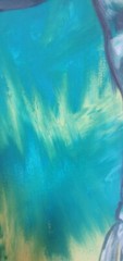Male torso, bodybuilding on canvas, painted male torso, art