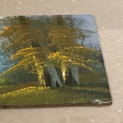 Original hand signed Oil Painting on Canvas 5 x 7 inch mounted on board