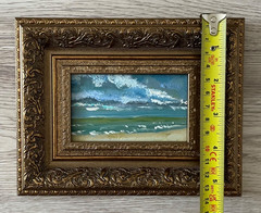 Impressionist oil painting original framed