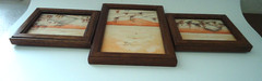 3pc Artist Sara JL.Amanl Oil Painting Dune Beach Seagulls Lake Front Waves 8×6″