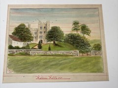 ANTIQUE PAINTING COLLECTION 1910’S SIGNED MORRIS DATED LANDSCAPE HISTORIC SITES