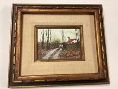 John Egenstafer Oil/Masonite Pennsylvania Artist