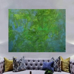 Mark Little Original Giant Profesional Painting 84”X62” (7 Foot) Abstract Modern