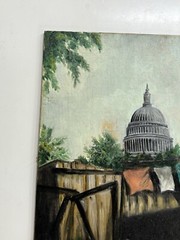 1950s African American Civil Rights Era Painting Washington DC