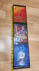 Original Signed Reggie Ford Art Jimi Hendrix Panel Epoxy on Wood 24×6″