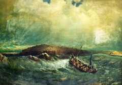 James Fairman (UK,NY,CA,1826-1904) oil painting antique 120791