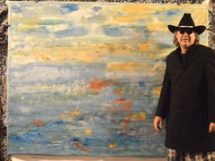 Seascape Mark Little Professional Painting 81” X 62”(6ft 9in)Abstract Modern XL