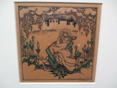 VINTAGE ANTIQUE PAINTING PORTRAIT ABSTRACT ART DECO SURREALIST SURREALISM 1920’S