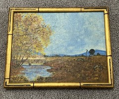 BEAUTIFUL VINTAGE 1986 9.75” X 7.5” SIGNED/DATED OIL PAINTING