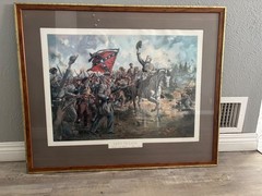 Don Troiani „LEE’S TEXANS“ With COA/Prof Framed/Excellent Condition.
