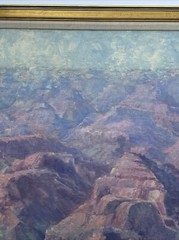 ANTIQUE AMERICAN IMPRESSIONIST PAINTING 1930 GRAND CANYON LARGE CHESTER SCHROCK