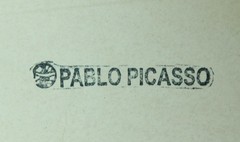 Pablo Picasso COA Art Painting Original Drawing Vintage Paper Signed