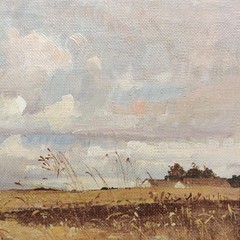 Harry Kluge (1879-1963): SUMMER LANDSCAPE, orig. oil, dated 1943
