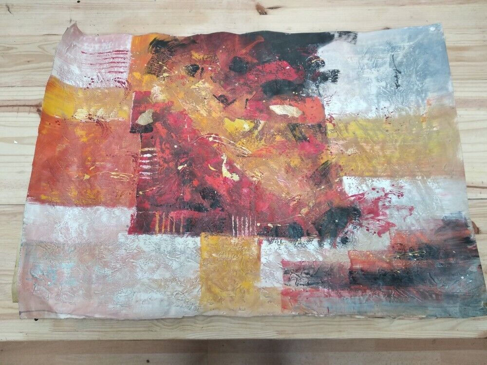 Hand-painted oil canvas origin France Unknown artist painting original