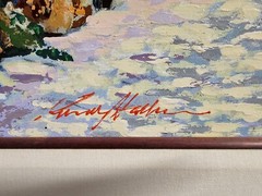 Antique KERRY HALLAM AFTER THE STORM Oil Paint # 103 / 125