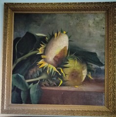 ‚SUNFLOWERS AT REST‘ Original Oil Painting 23″ x 24″