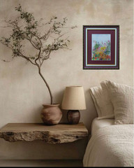 art 705 original artwork 25.5х18.5 cm / 11.22 × 7.28 in watercolor paper framed