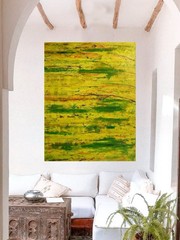 Mark Little Original Giant Profesional Painting 84”X62” (7 Foot) Abstract Modern