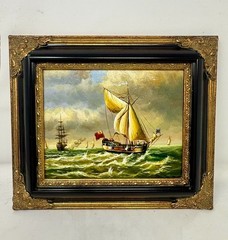 Sailing Ship Seascape Painting