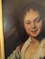 Gypsy Girl (La Bohémienne) Frans Hals Framed Giclee Painting Gold Framed 27 X 31