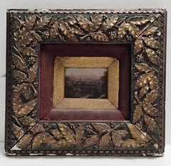 Antique 19th Century Continental Miniature Painting of Bern Switzerland