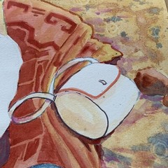 Watercolor Original Painting , Realistic Artwork 22X28 “Unforgettable Summer”