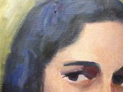 Portrait Woman Girl 1956 (62x69cm) Collectable! / Who knows the artist?