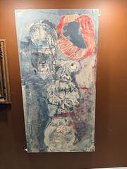 Original Rare Large Abstract Figure Oil on Canvas Alan Goldstein Bucks County PA