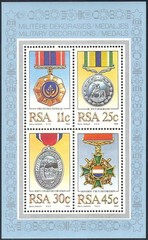 South Africa RSA 1984, Military Decorations MNH