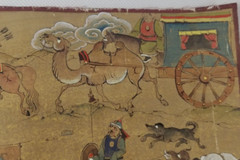 Mongolia Mongolian Painting on Canvas possibly Marzan Sharav ca. 20th century