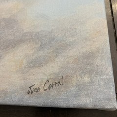 Original Acrylic Painting on canvas 16”x 20” COA Signed By Juan Corral