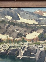 ANTIQUE EARLY CALIFORNIA PLEIN AIR PAINTING MASTERFUL 1910’S OIL MYSTERY ARTIST