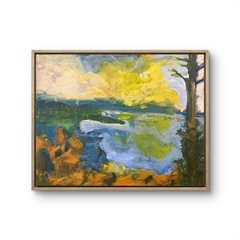 Expressionism Landscape 11×14 ABSTRACT IMPRESSIONISM ORIGINAL Canvas Signed