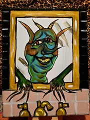 The Green Eyed Monster Looking At The Red Eyed Monster