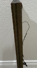 Japanese Painting on Woven Gold Crepe Paper 2 Birds Branch Floral Antique 9×22.5