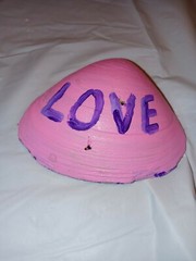 Hand painted, 1 of a kind sea shells picked at the shore & painted.  