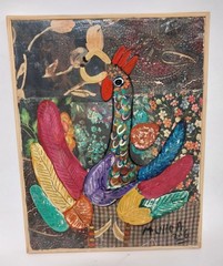 Original Art Painting Oil on Canvas by Miguel Ulloa Dominican Artist Listed