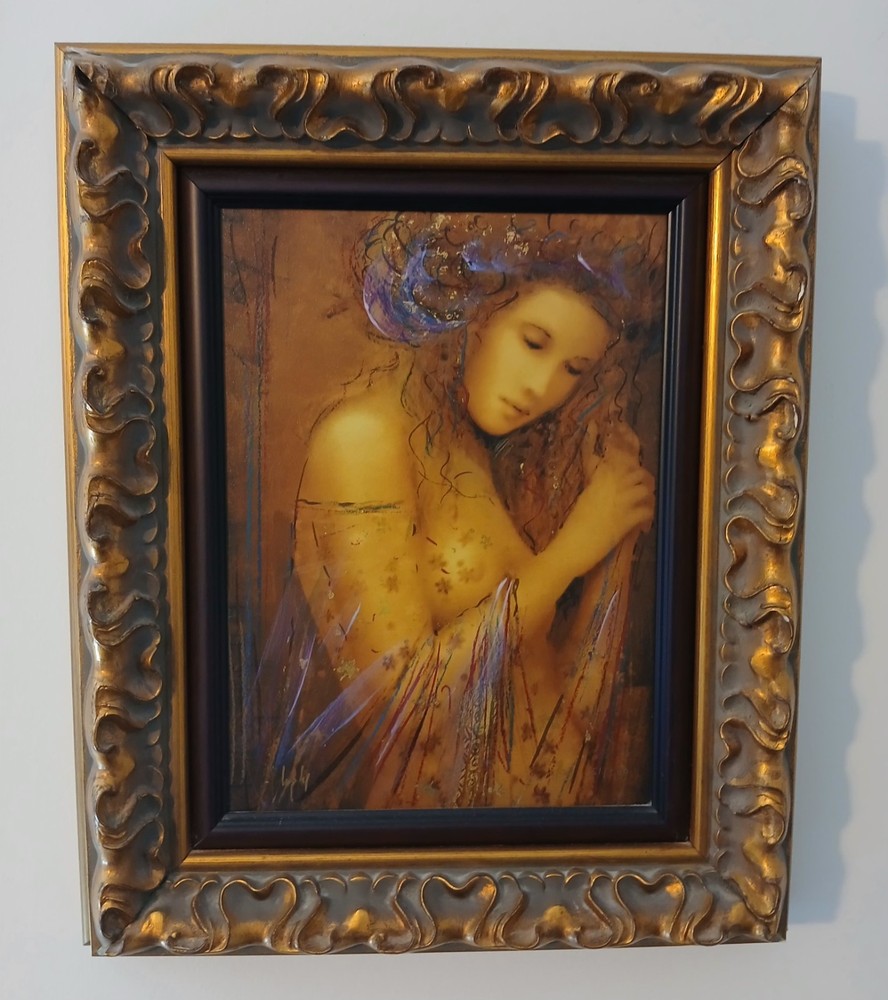 Csaba Markus „La Femme Adonia“ 2006 Embellished Serigraph On Wood Panel #151/500