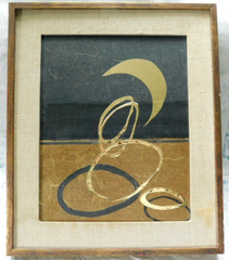 LISTED AMERICAN ETHEAL PUTTERMAN FINE VINTAGE ORIGINAL COLLAGE
