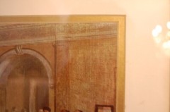 FRAMED MATTED EDGAR DEGAS COLOR ART PRINT „THE DANCE FOYER AT THE OPERA (1872)“