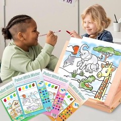 Elegant 29-Piece Acrylic Painting Kit: Beech Easel and Quality Supplies Included