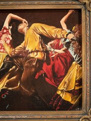 Stunning Vintage Oil Painting of 1950’s Swing Dancing, Unsigned, Framed & FINE!