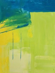 Elysian Fields – Original Abstract Oil Painting by Blair Russell – 12″ x 16″