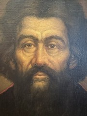 Oil on board, Portrait of a Wise Old Man. J.R. Bevan 19th Century 20” X 15”