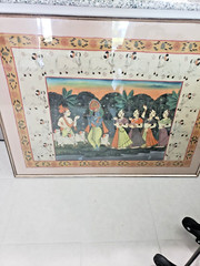 Pichwai Painting lord krishnaPaintingonSilkforProsperity PeaceFramed 53×40 34lbs