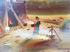 No.: 399 oil painting artwork with frame painting oil painting people abstract